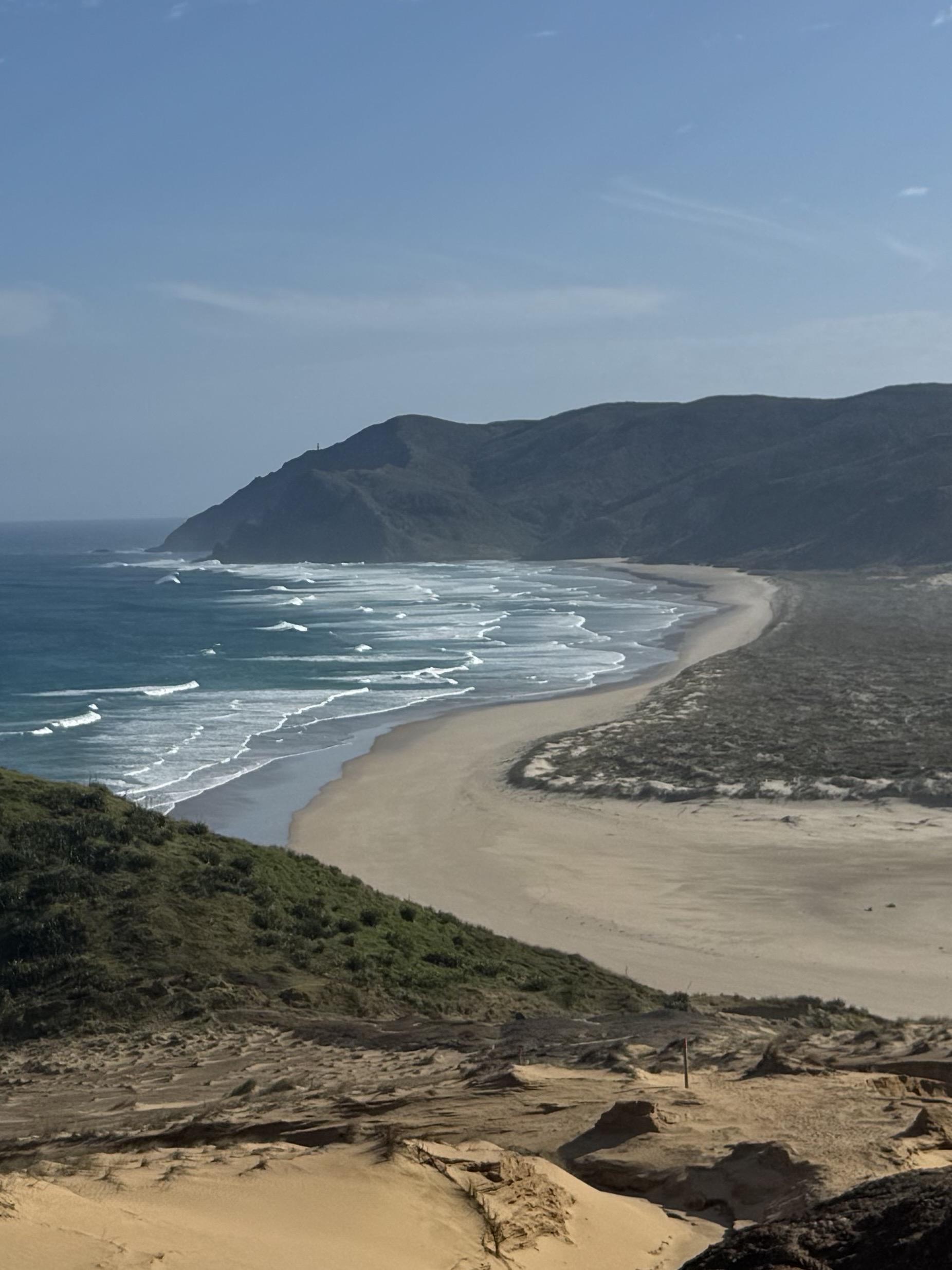 Blick zurück nach dem ersten Strand 