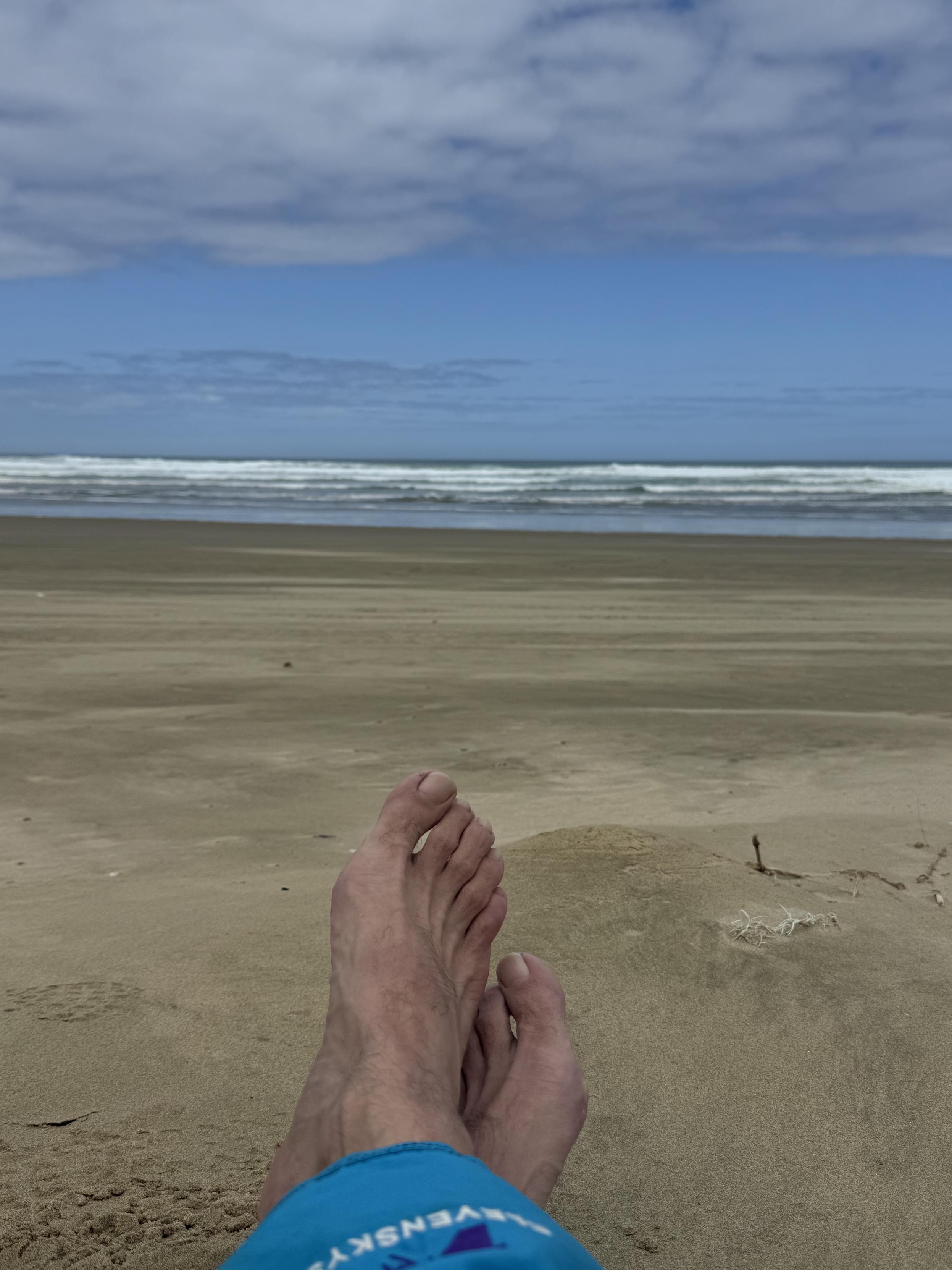 Pause und Füße lüften 