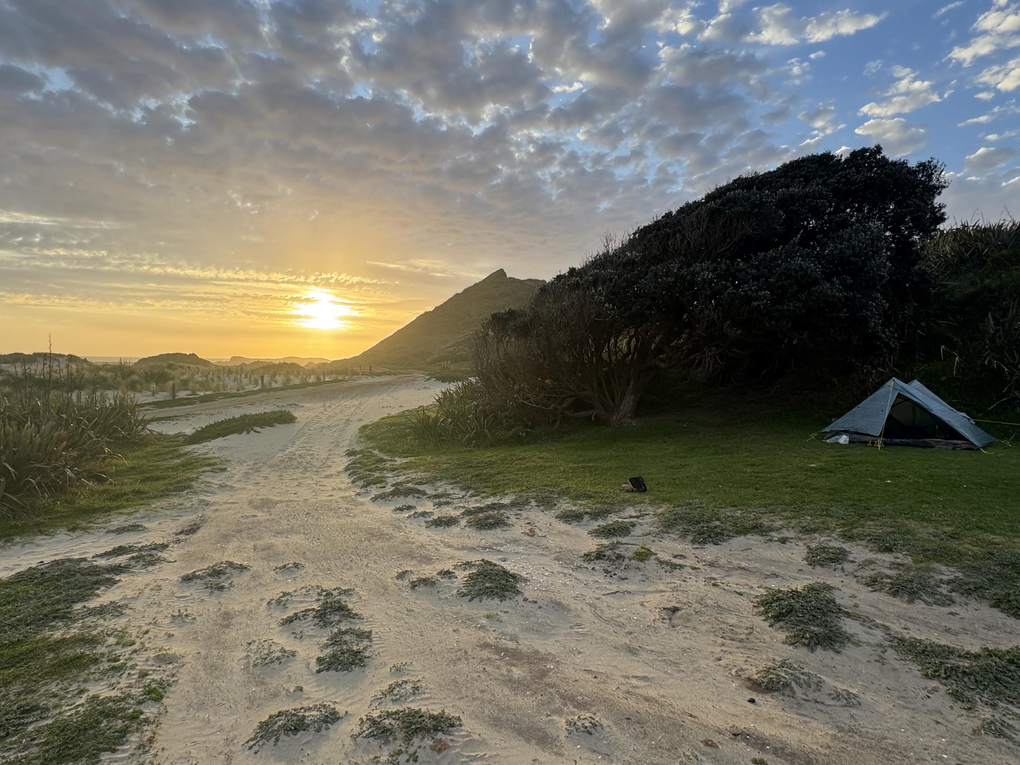 Sonnenuntergang gestern
