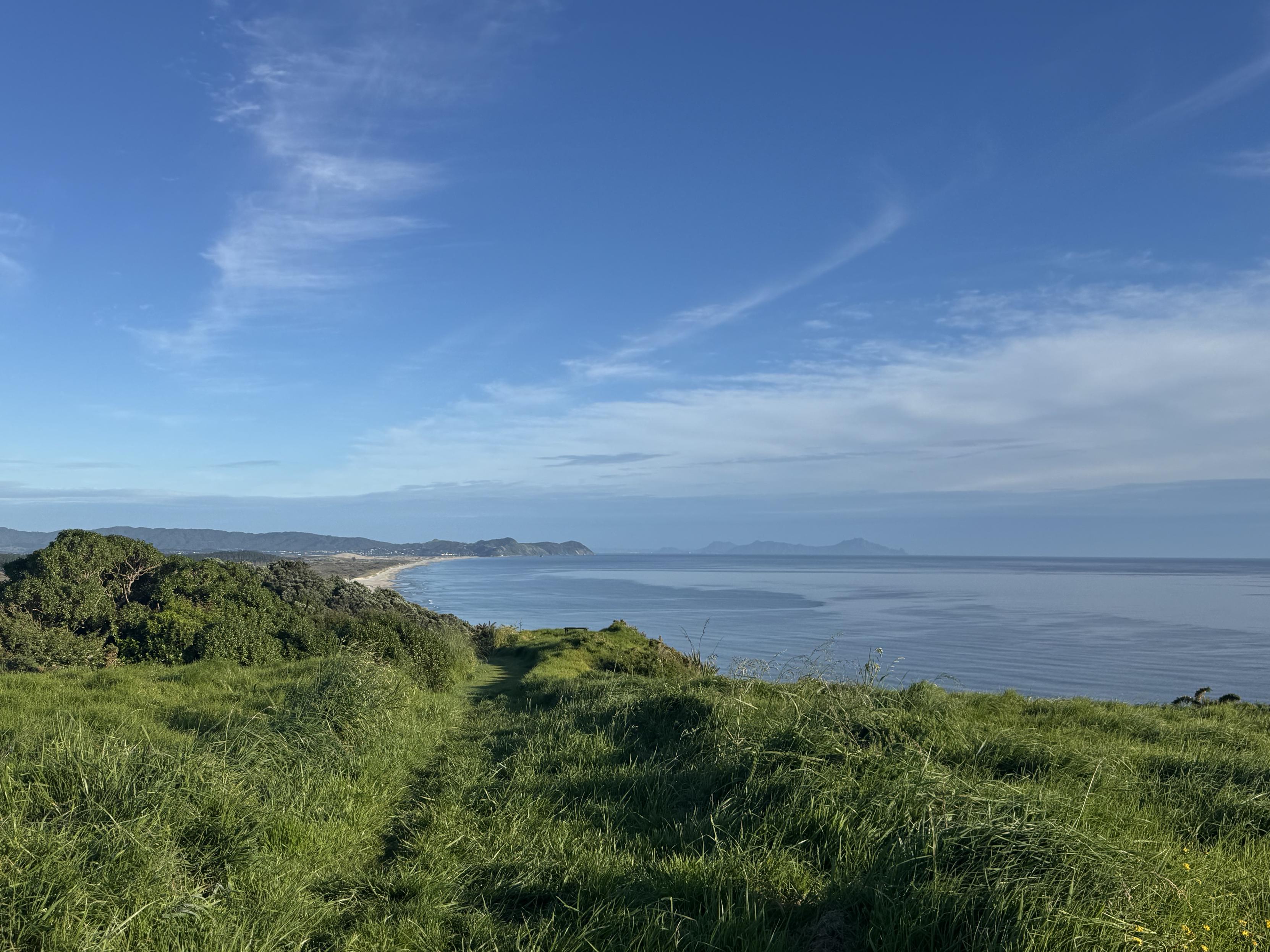 Blick zurück. Von da drüben alles gelaufen. Unglaublich!