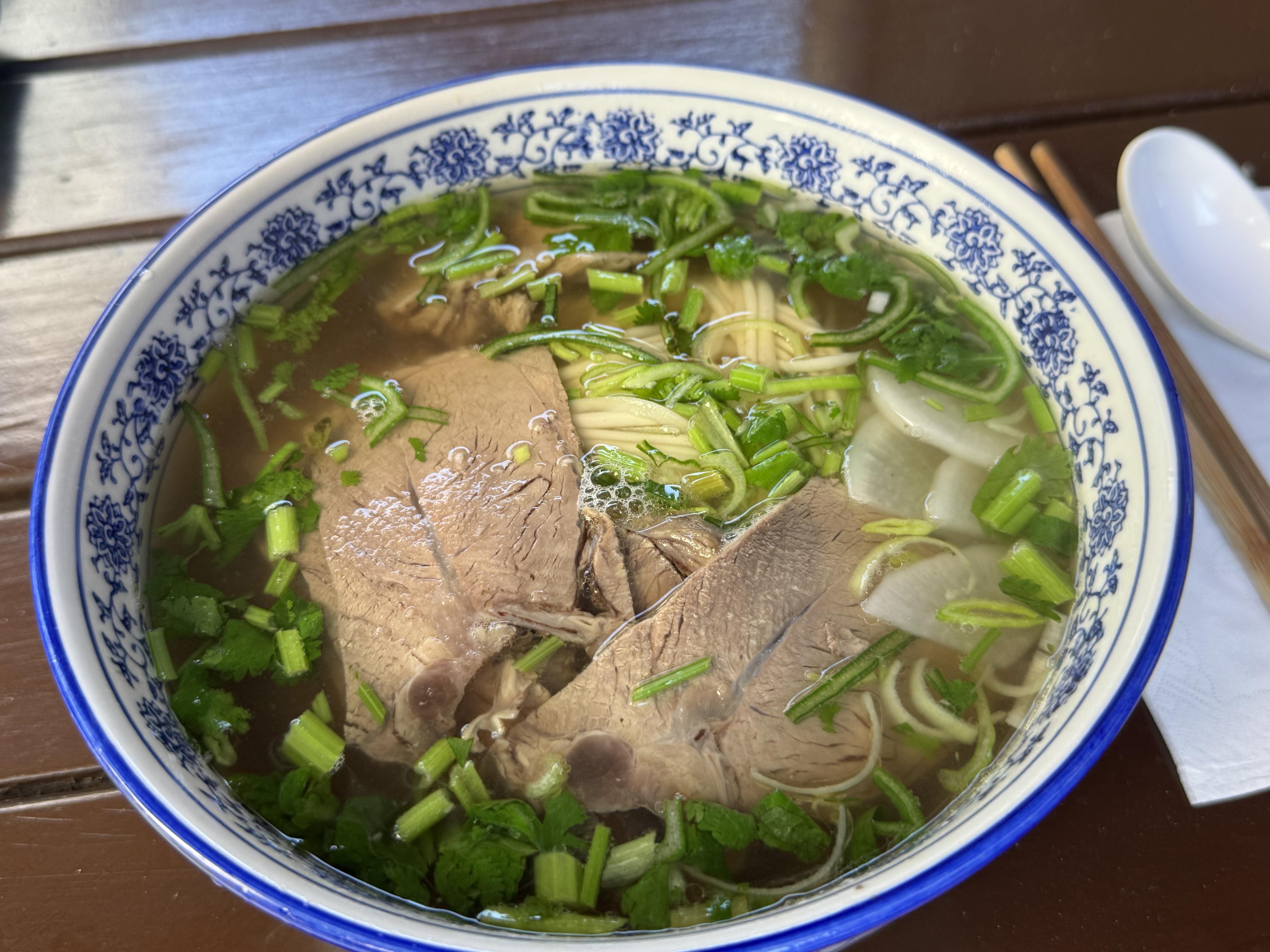 Handgeschleuderte chinesische Nudeln