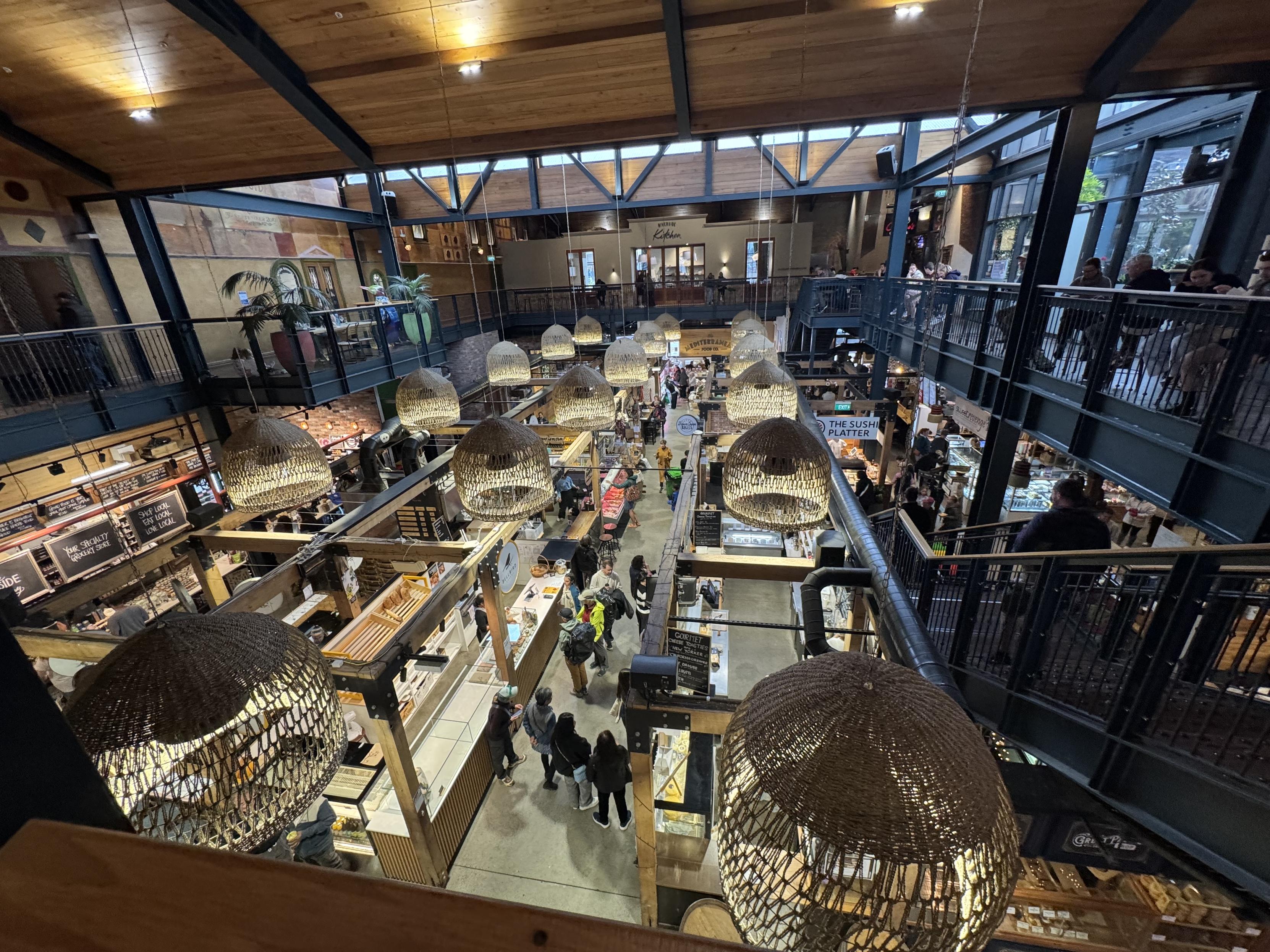 Riverside Market von oben