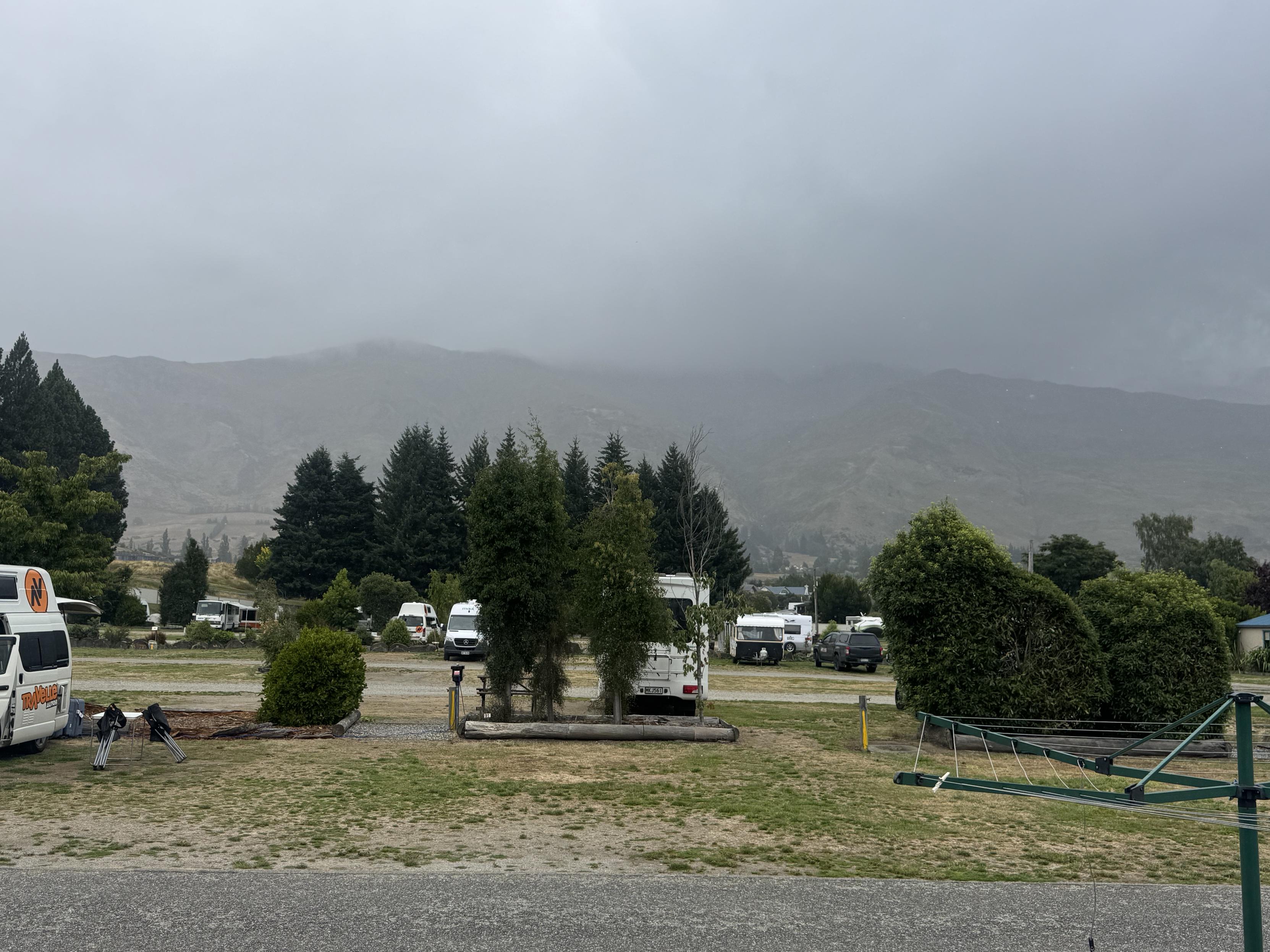 Gerade noch geschafft vor dem Regen