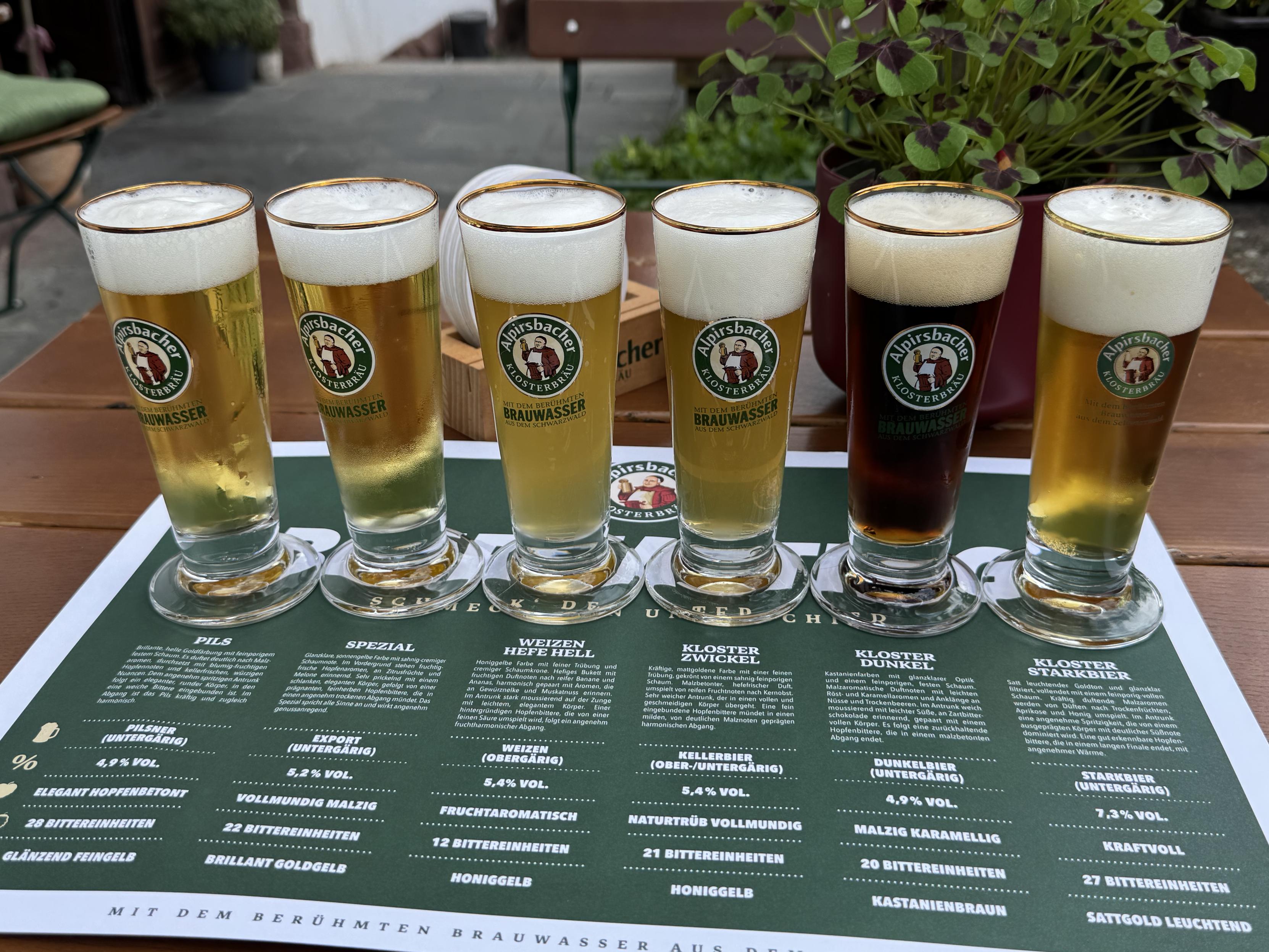 Bierprobe Alpirsbach