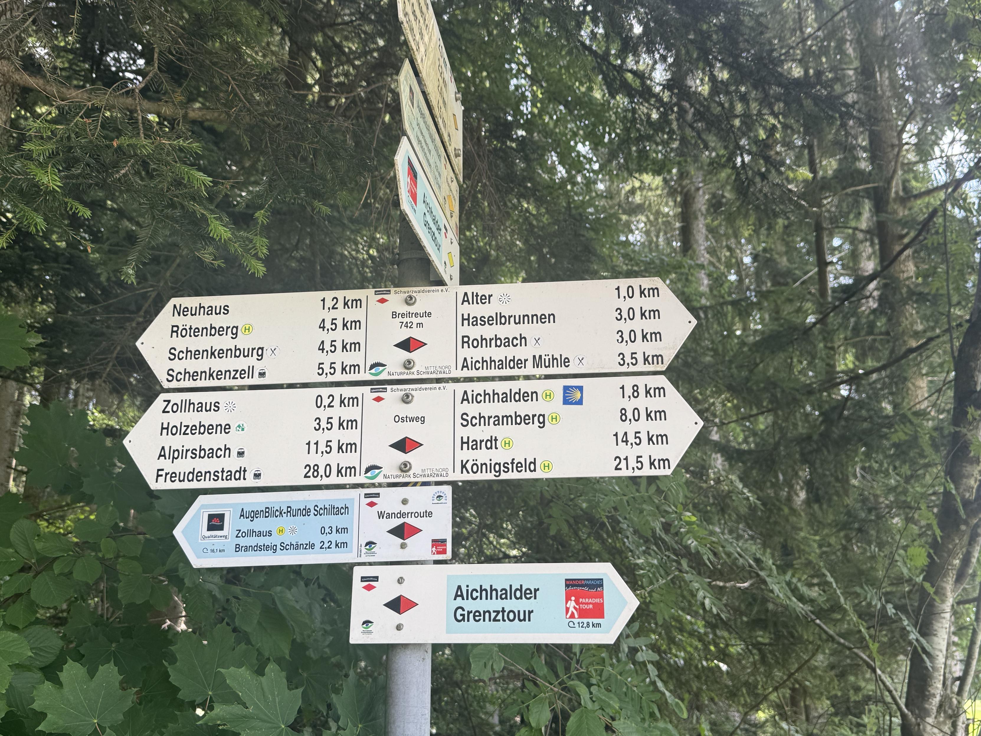 Immer dem Ostweg lang. Wo lang nochmal?
