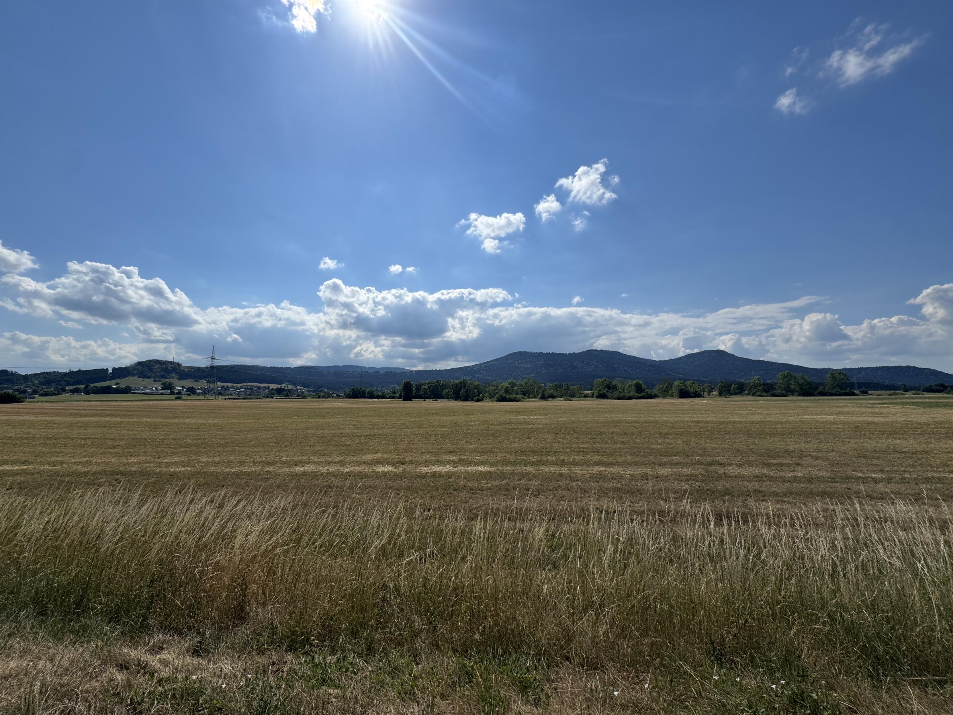 Getreidefelder Aussicht
