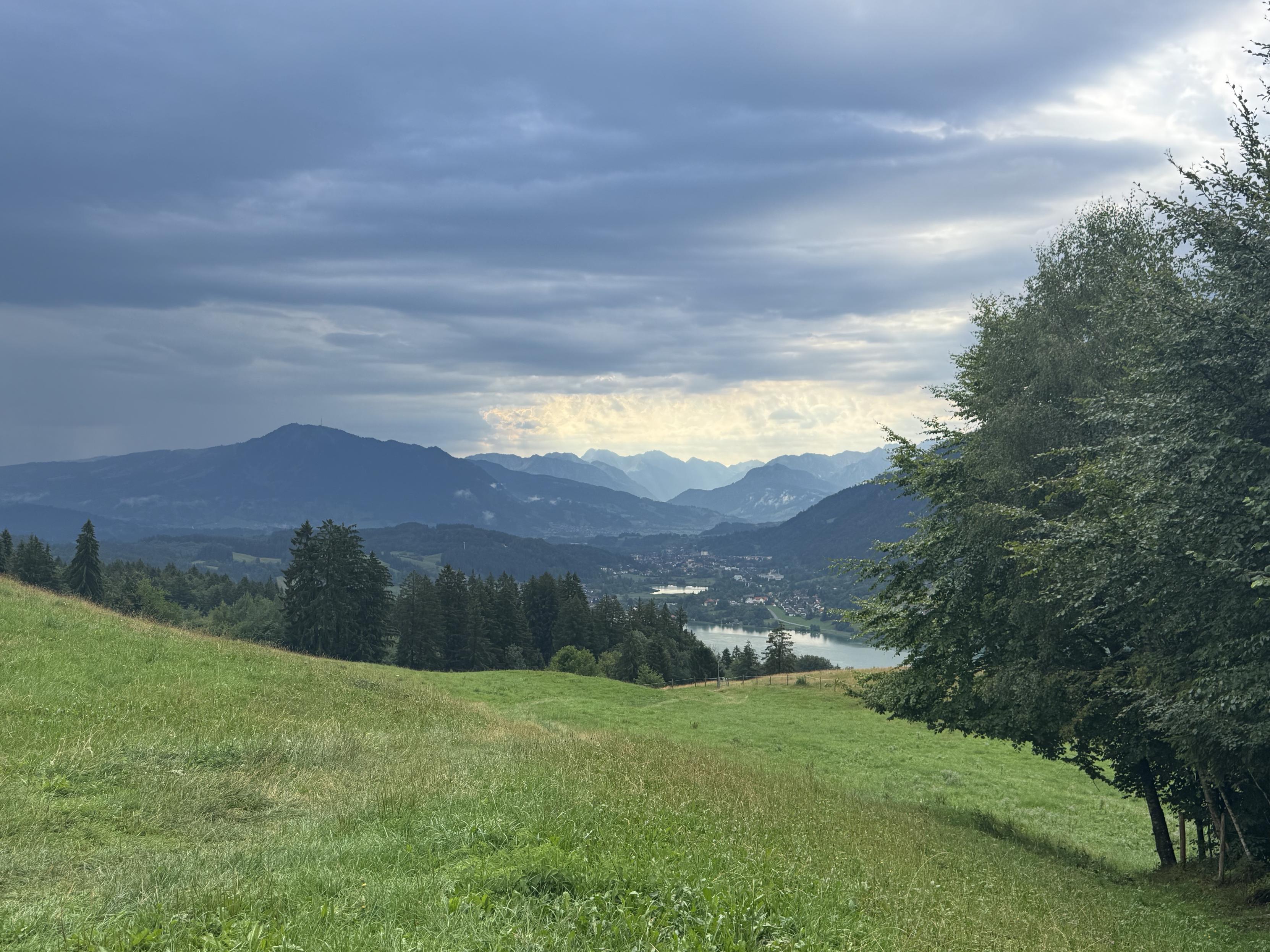 Albsee in Sicht